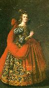 Francisco de Zurbaran st. ursula oil painting on canvas